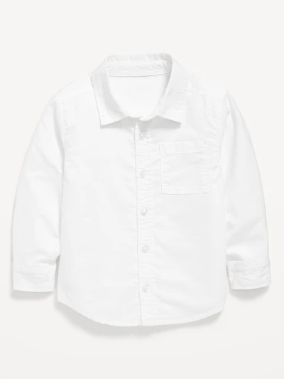 Long-Sleeve Oxford Shirt for Toddler Boys