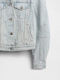 Barrel-Sleeve Icon Denim Jacket
