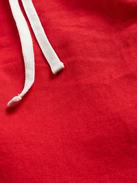Linen-Blend Halter Mini Dress