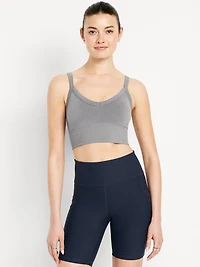 Light Support Fluid Seamless Longline Sports Bra