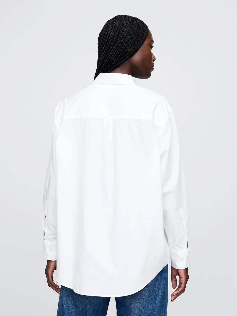 Organic Cotton Poplin Big Shirt