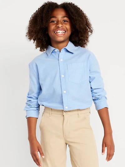 Lightweight Oxford School Uniform Shirt for Boys