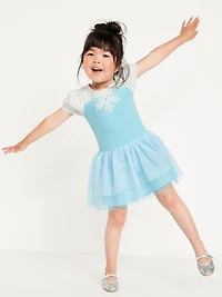 Disney© Short-Sleeve Princess Tutu Dress for Toddler Girls