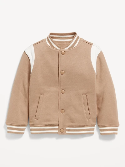 Fleece Bomber Jacket for Toddler Boys