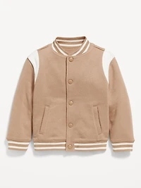 Fleece Bomber Jacket for Toddler Boys