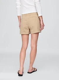 4" Downtown Khaki Shorts