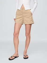 4" Downtown Khaki Shorts