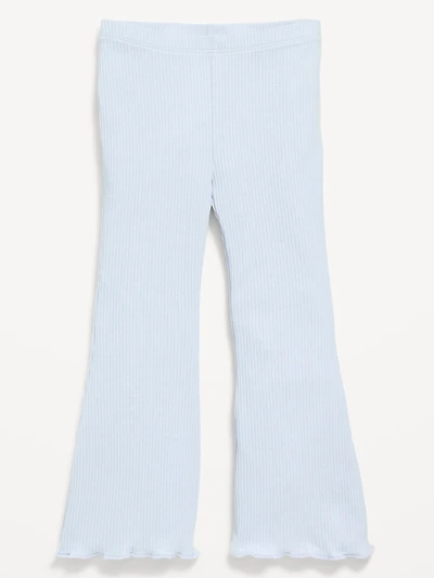 Ribbed Flare-Leg Leggings for Toddler Girls