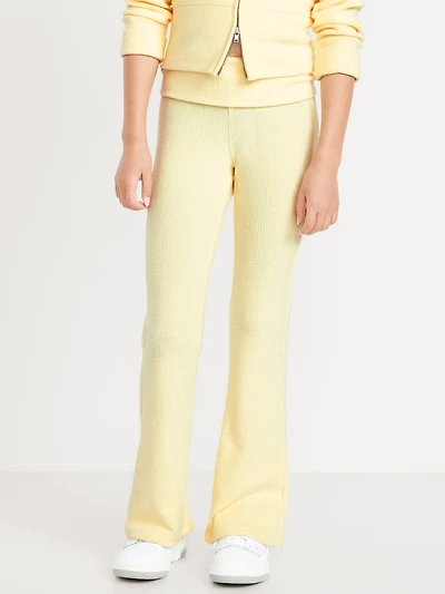 CozePlush Foldover Flare Leggings for Girls