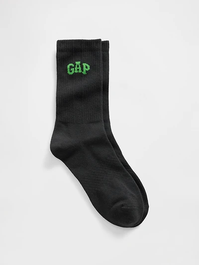 Logo Athletic Crew Socks