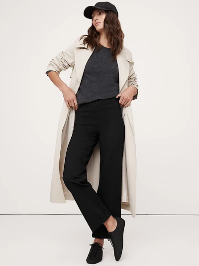 Straight Everywhere Ponte Ankle Pant