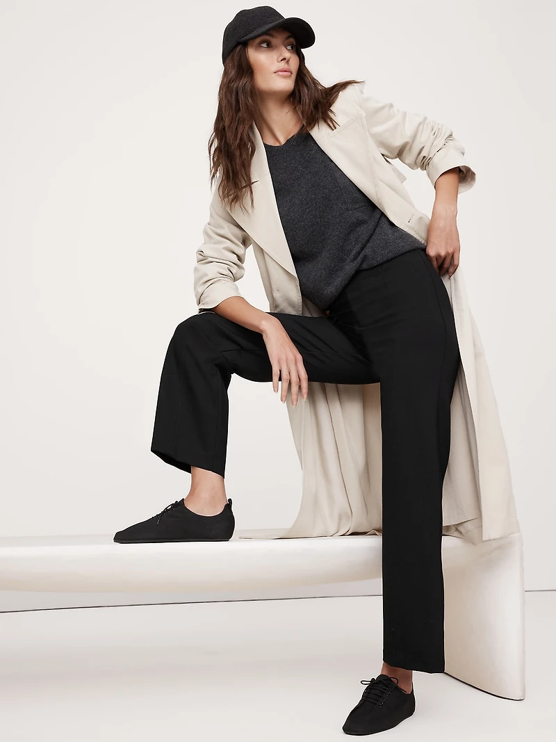 Straight Everywhere Ponte Ankle Pant