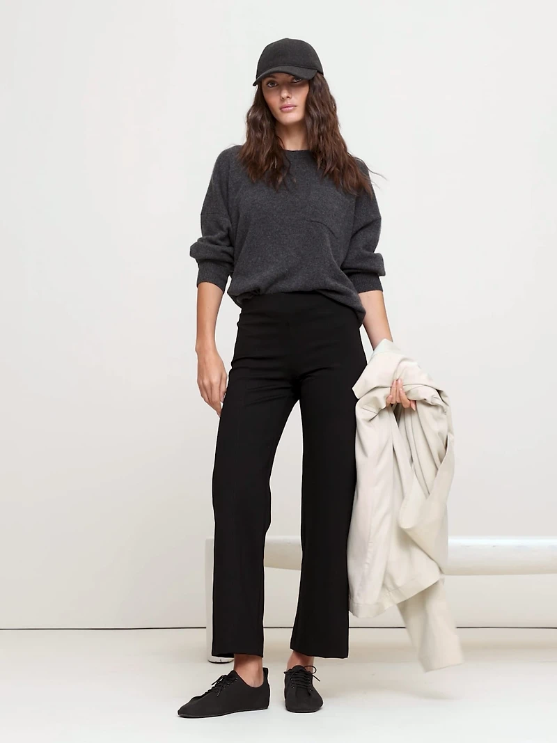 Straight Everywhere Ponte Ankle Pant
