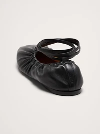 Ruched Ballet Flat