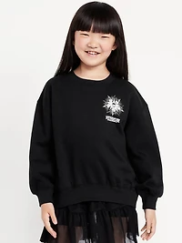 Wednesday™ Oversized Graphic Tunic Sweatshirt for Girls