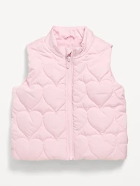Water-Resistant Quilted Puffer Vest for Baby