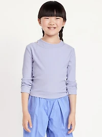 2-In-1 Ribbed Performance Top for Girls