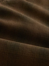 Plaid Canvas Baggy Jeans