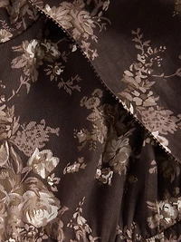 Ruffle Collar V-Neck Top