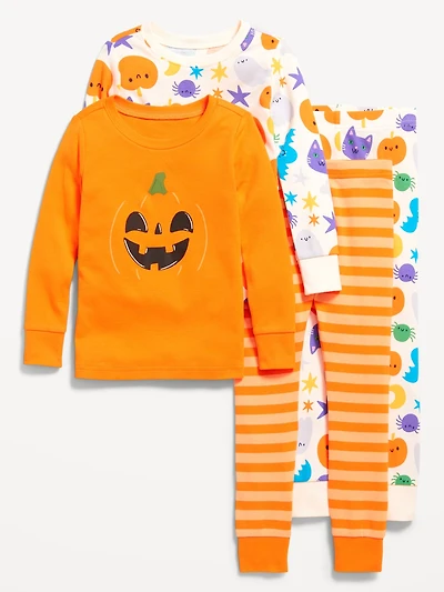 Snug-Fit Graphic Pajama 4-Piece for Toddler & Baby
