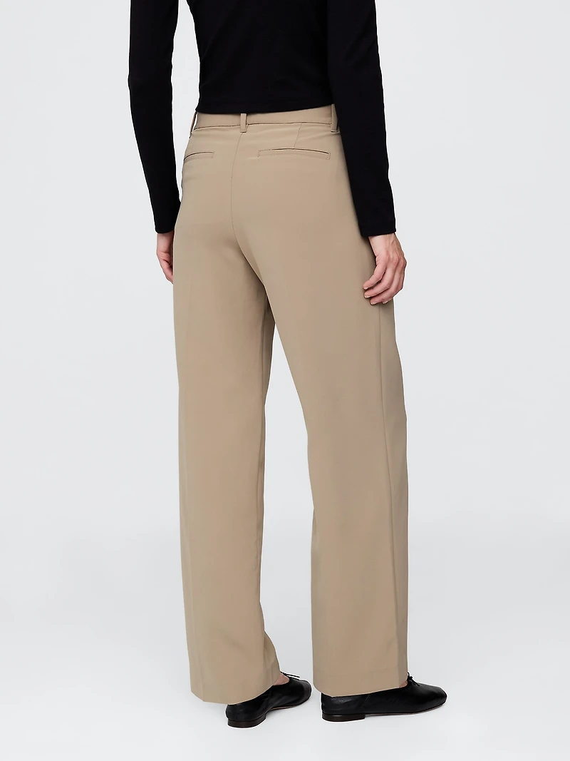 365 Low Rise Pleated Wide-Leg Trousers