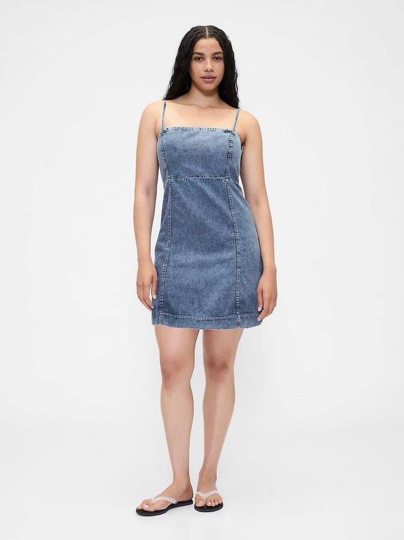 UltraSoft Denim Mini Dress