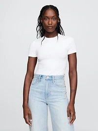 CloseKnit Jersey T-Shirt Thong Bodysuit