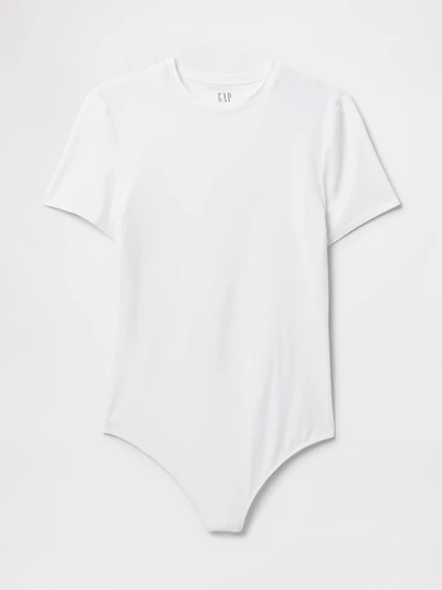 CloseKnit Jersey T-Shirt Thong Bodysuit