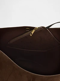 Vegan Suede Bucket Bag