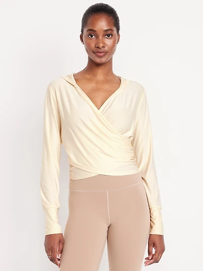 CloudMotion Cross-Front Hoodie