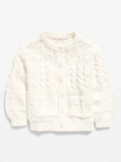 Chenille Cardigan Sweater for Toddler Girls