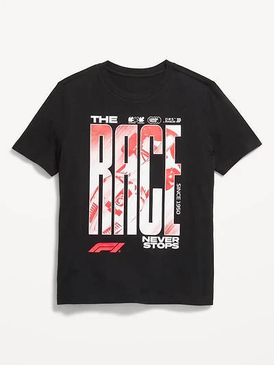 F1® Gender-Neutral Graphic T-Shirt for Kids