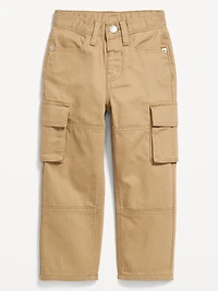 Baggy Barrel-Leg Cargo Jeans for Toddler Boys