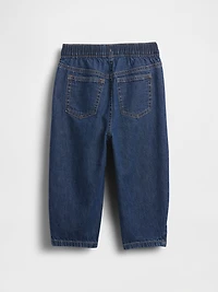 Jean coupe baril à taille élastique pour Bébé et Tout-petit