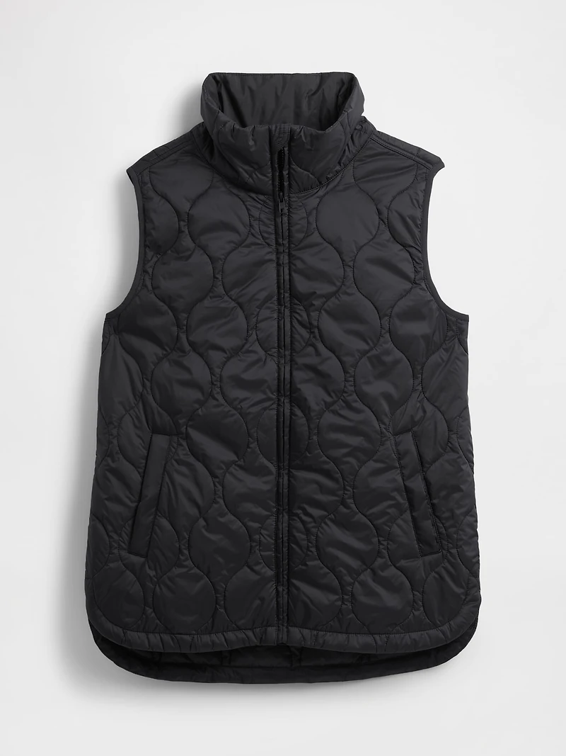 Recycled Lightweight Quilted Puffer Vest