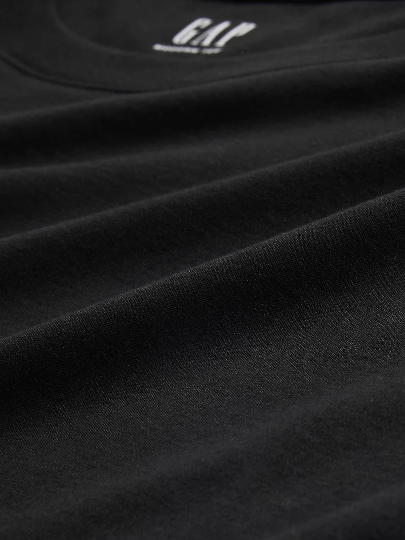 Supima® Cotton Oversized Crop T-Shirt