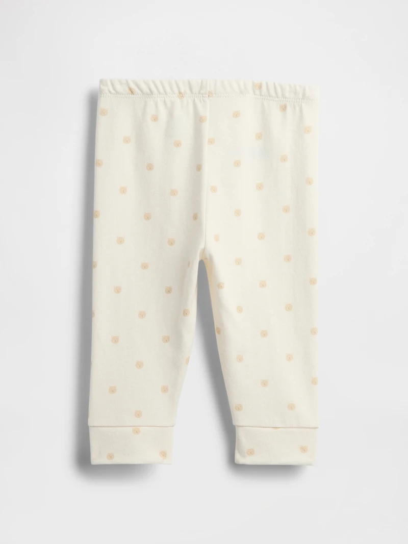 Pantalon Premiers essentiels à taille extensible en coton biologique pour Béb