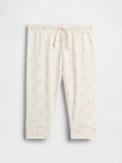 Pantalon Premiers essentiels à taille extensible en coton biologique pour Béb