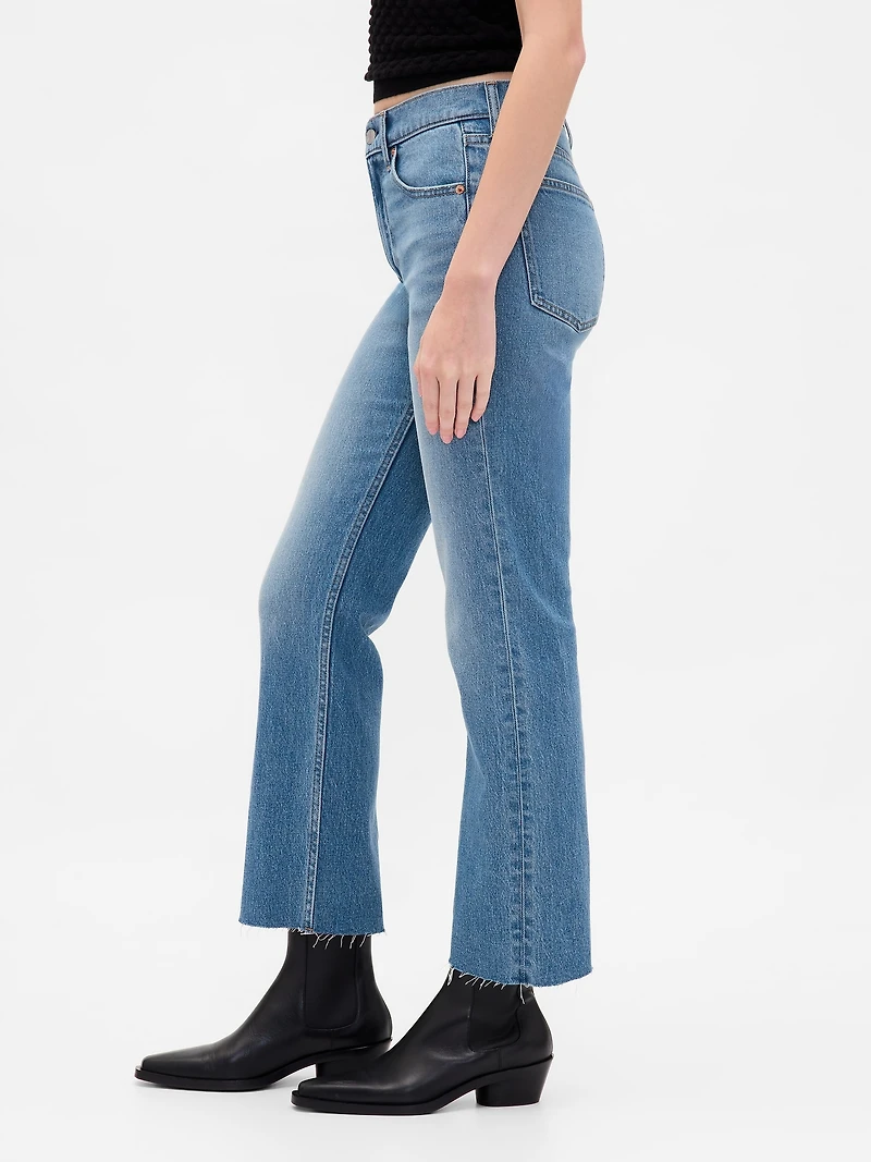 High Rise ’90s Slim Straight Crop Jeans