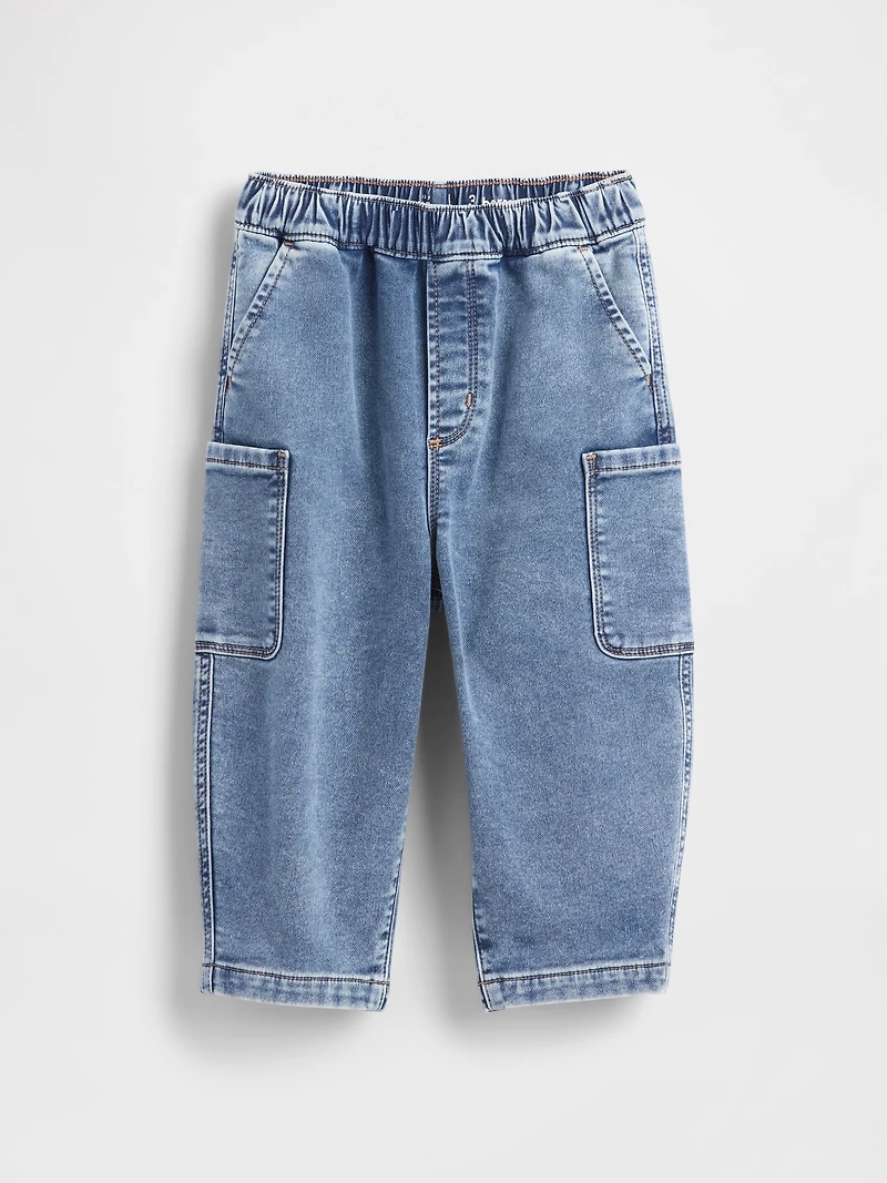Jean coupe baril en tricot pour Bébé et Tout-petit