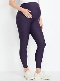 Legging PowerSoft côtelé longueur 7/8 à panneau couvrant de maternit