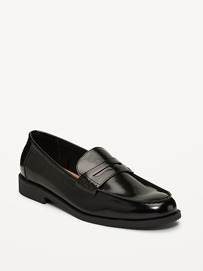 Faux-Leather Loafers for Men