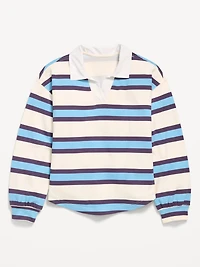 Oversized Rugby Polo Shirt for Girls