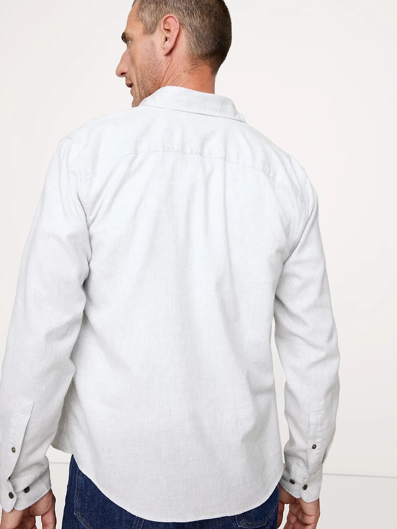 Standard-Fit Lightweight Flannel Shirt