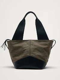 Large Patchwork Medium Zip Tote