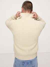 Chunky Cotton-Blend Sweater Polo