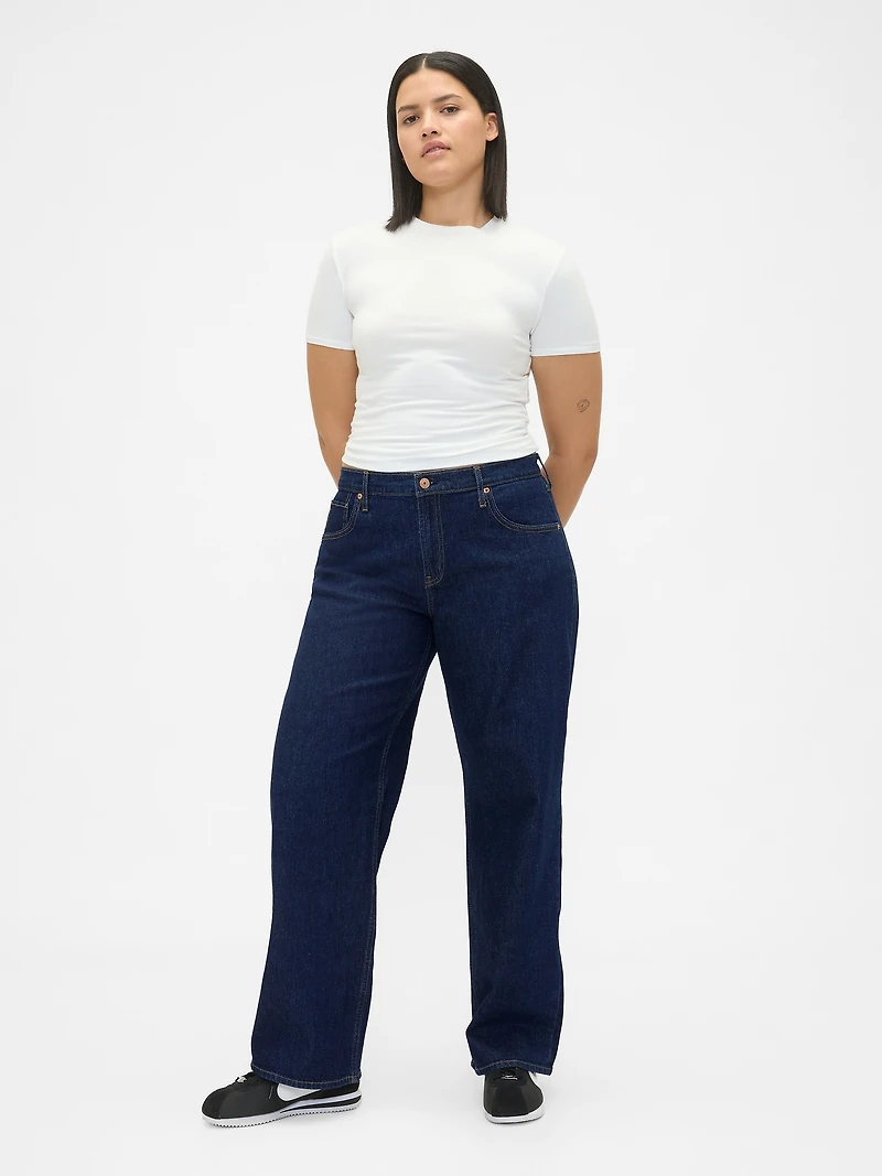 Low Rise '90s Loose Jeans