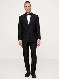 Slim Italian Barathea Tuxedo Jacket