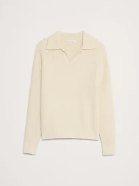Chunky Cotton-Blend Sweater Polo