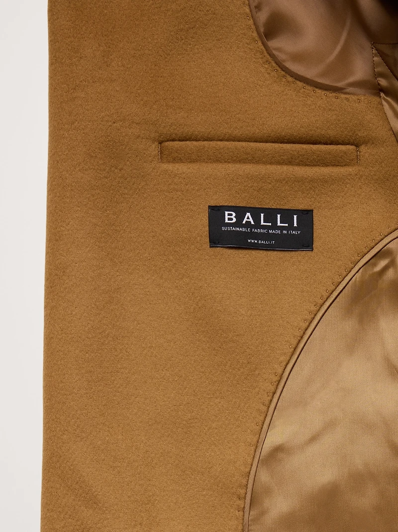 Italian Wool-Cashmere Wrap Coat